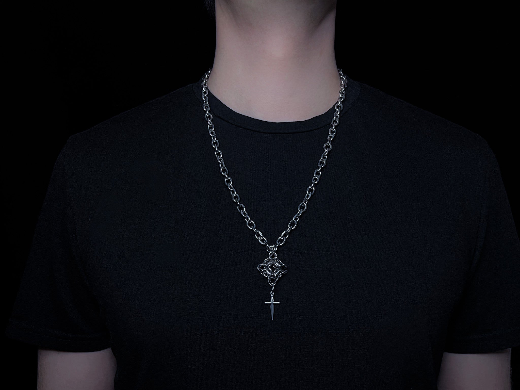 ODIN || Necklace With A Chainmail Pendant
