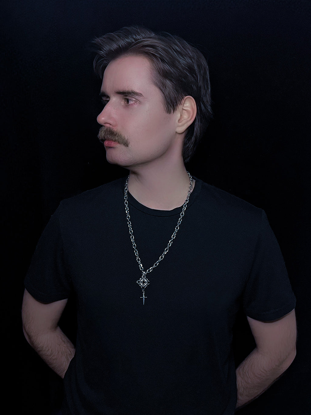 ODIN || Necklace With A Chainmail Pendant