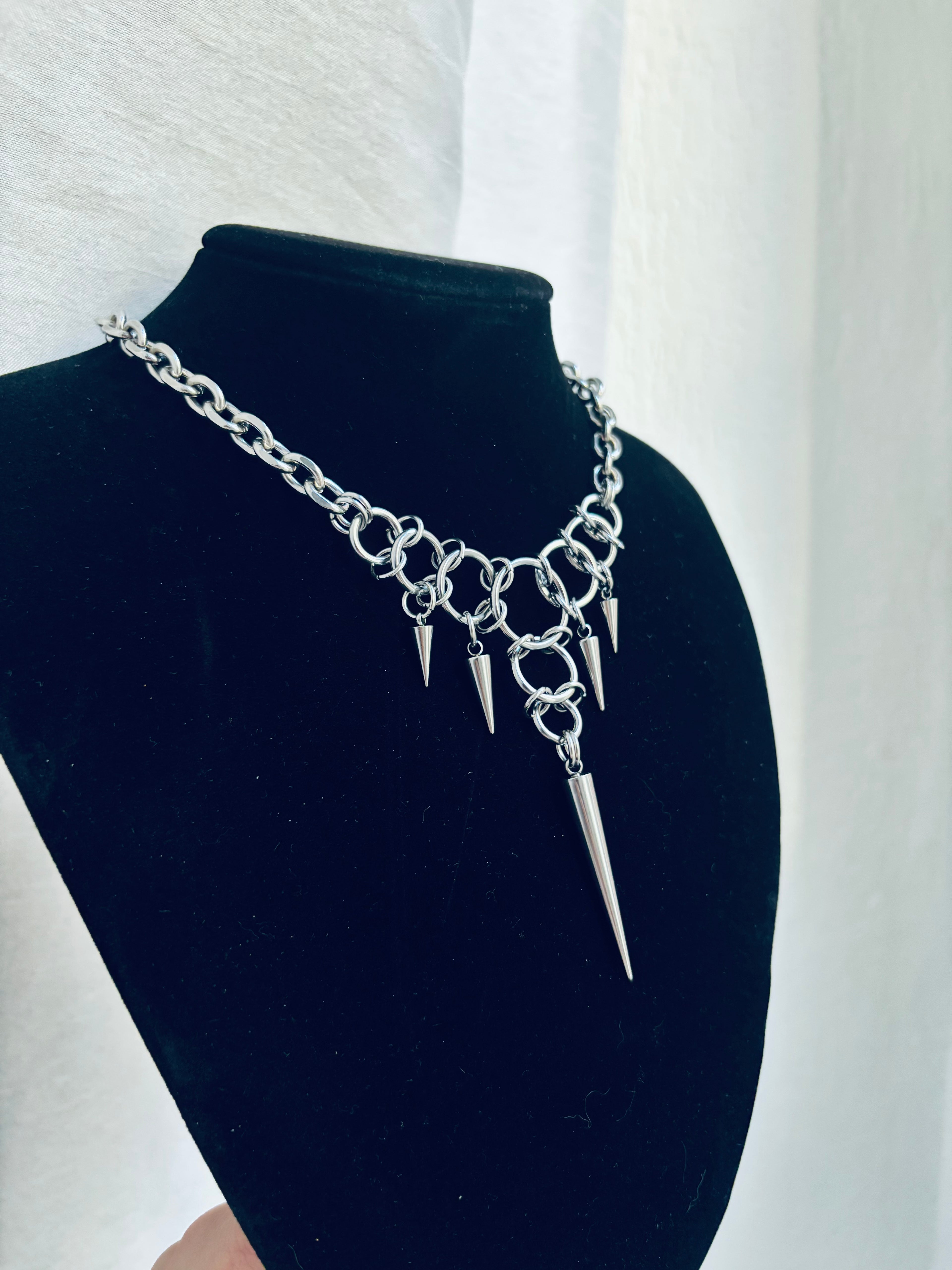 FREYA || Necklace With Spikes