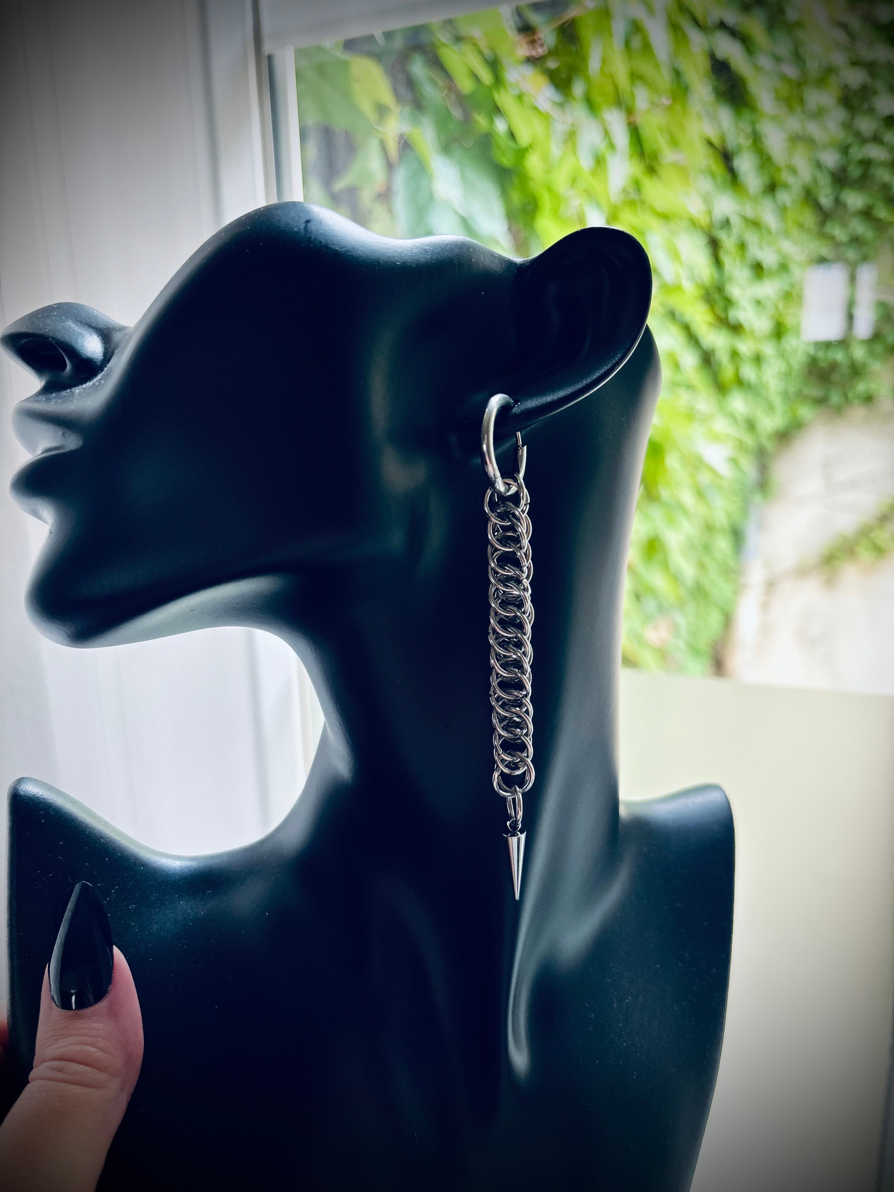 OYA || Chainmail Earrings