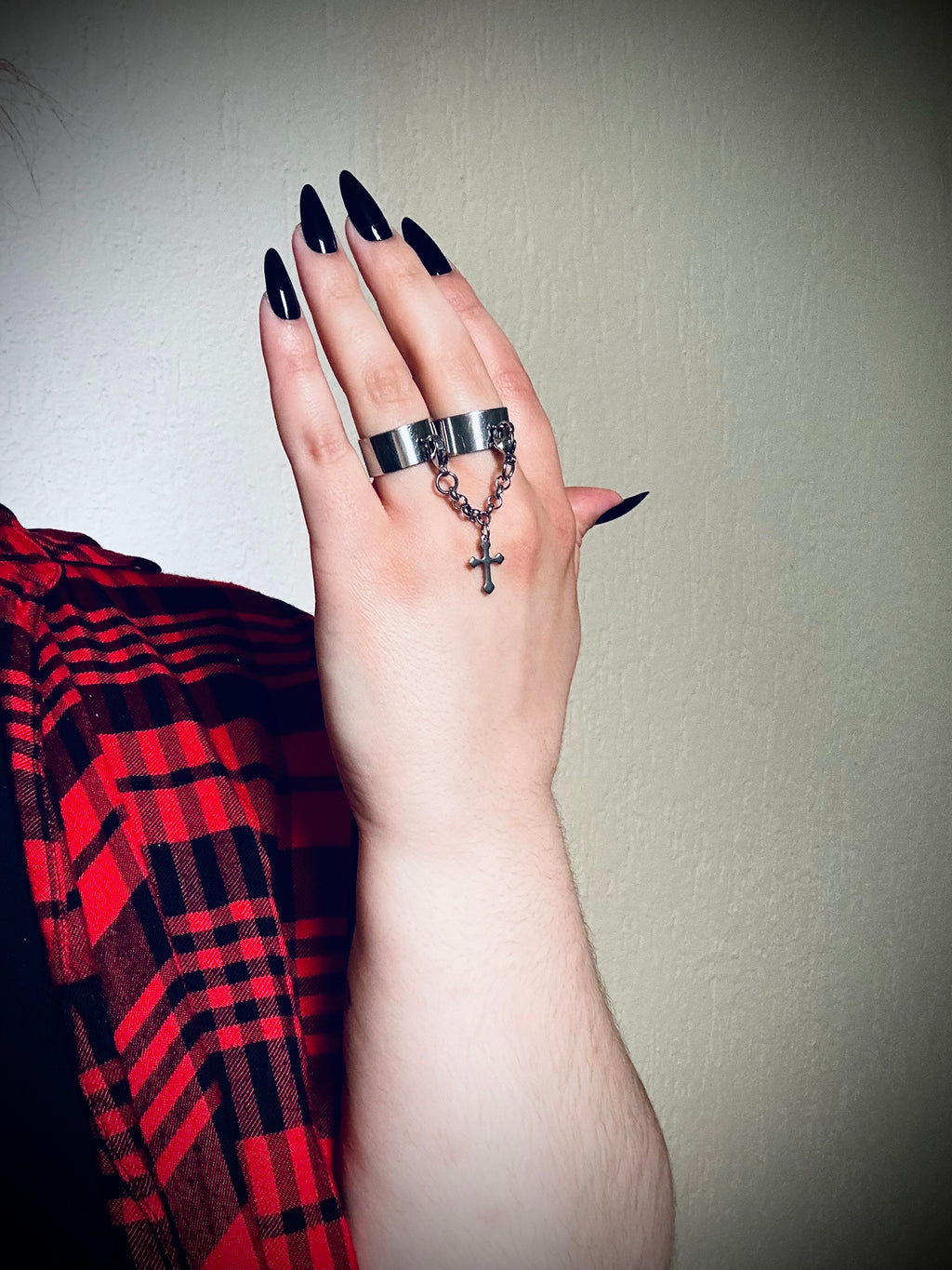 LAST PRAYER || Double Ring With A Chain and A Cross