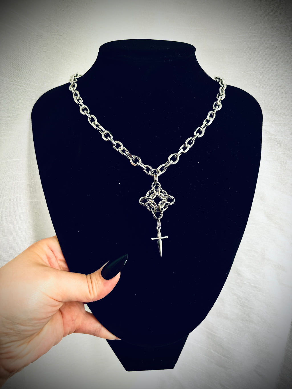 ODIN || Necklace With A Chainmail Pendant