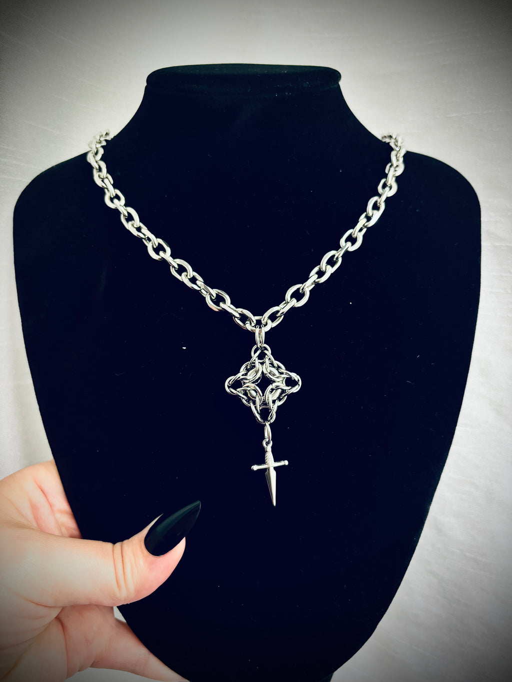 ODIN || Necklace With A Chainmail Pendant