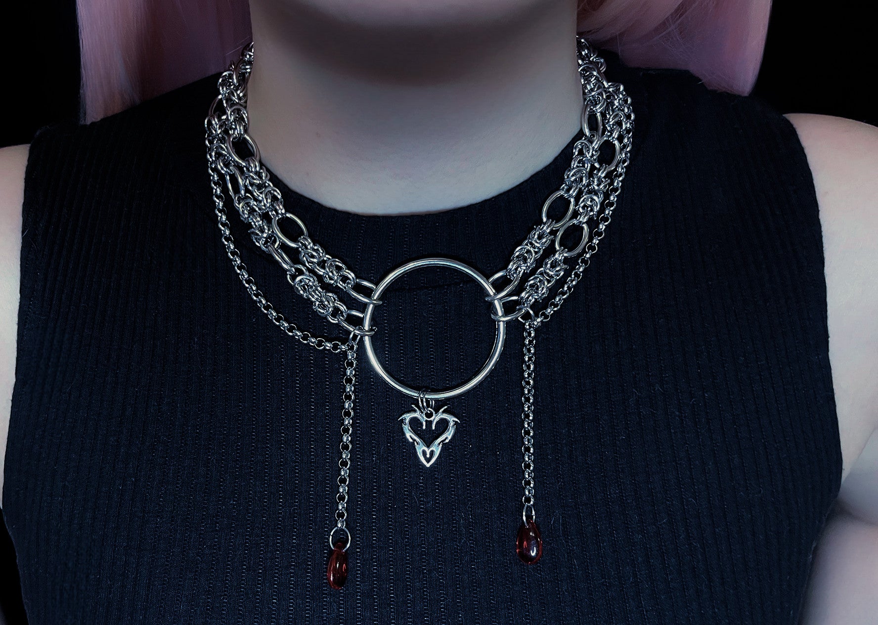 BELLONA || O Ring Necklace - Choker